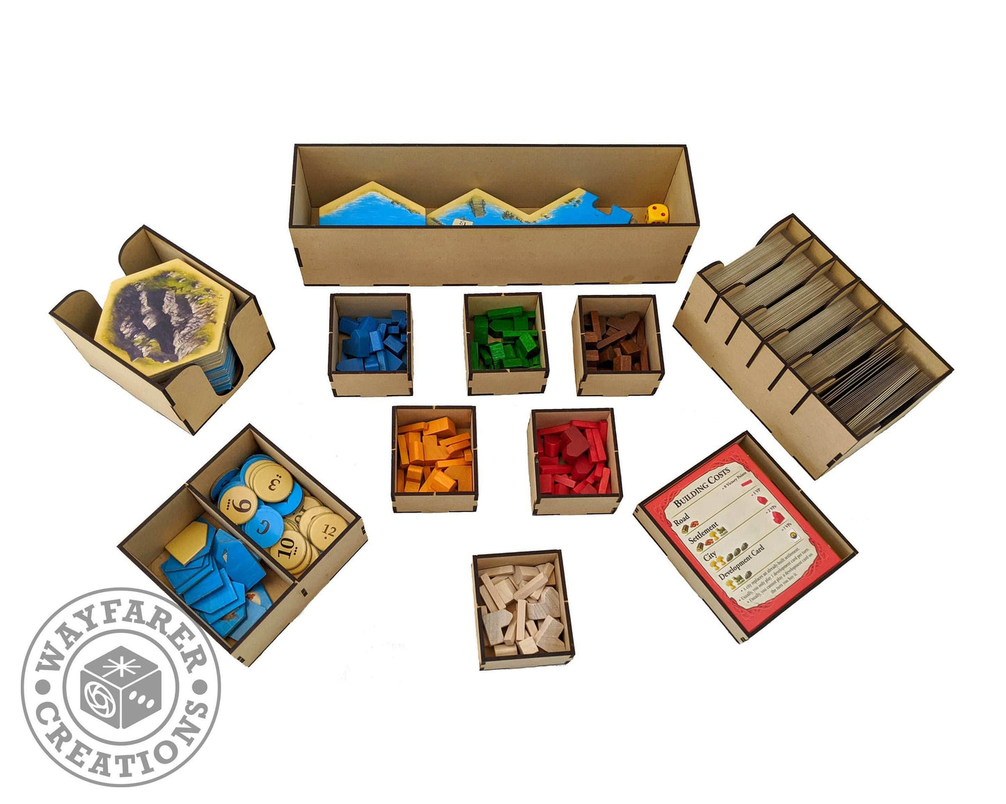 Catan Board Game Organizer Insert - 