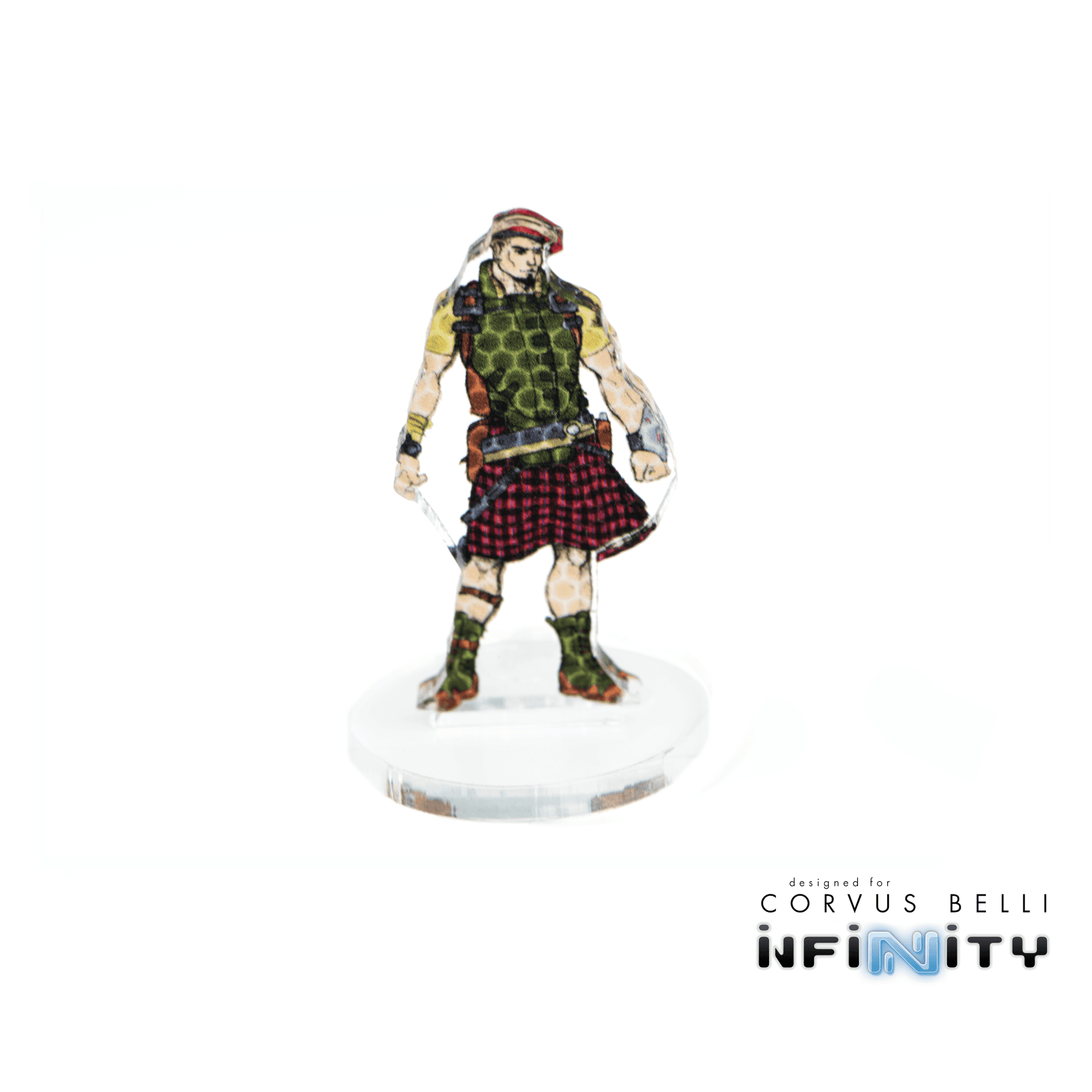 Infinity 3D Markers: Highlander Cateran (25mm Camo -3) - A