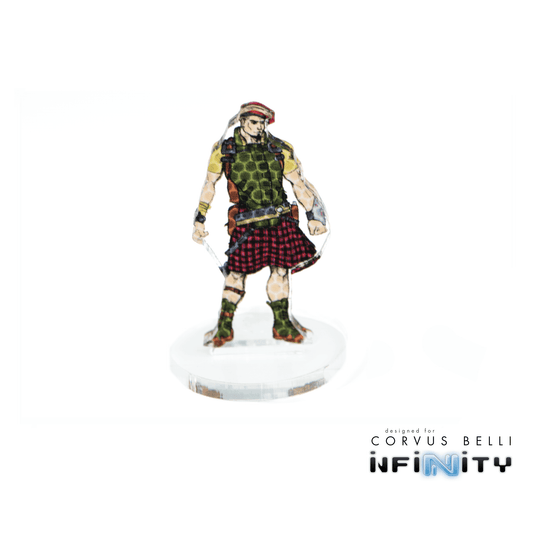 Infinity 3D Markers: Highlander Cateran (25mm Camo -3) - A