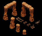 WarLock Tiles: Expansion Pack - Dripstone Bridges - 
