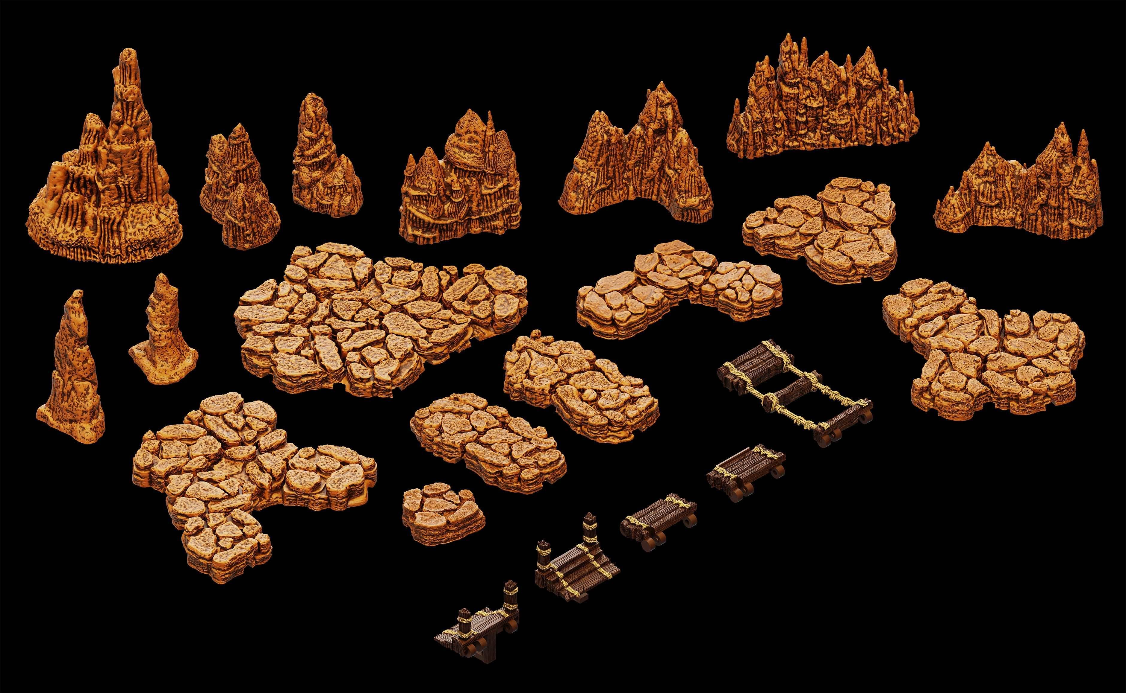 WarLock Tiles: Base Set - Caverns - 