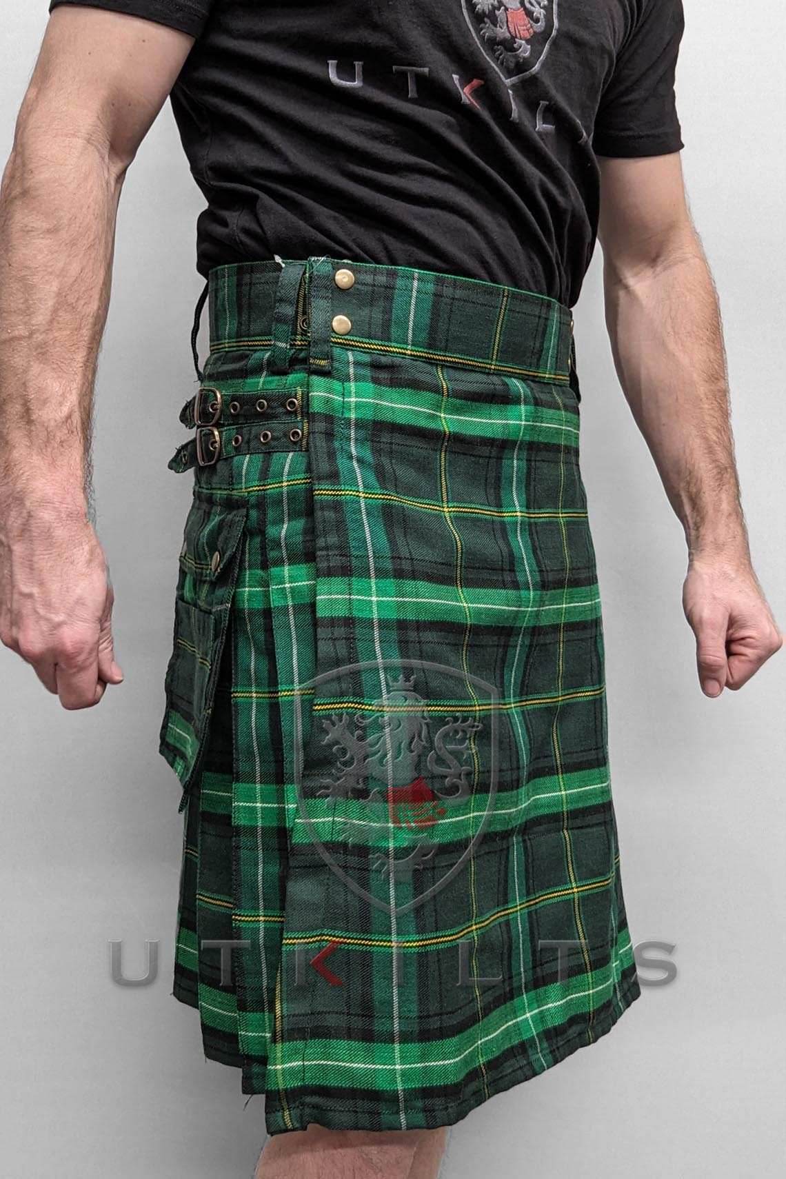 Standard Celtic Tartan Utility Kilt - 30 / 22