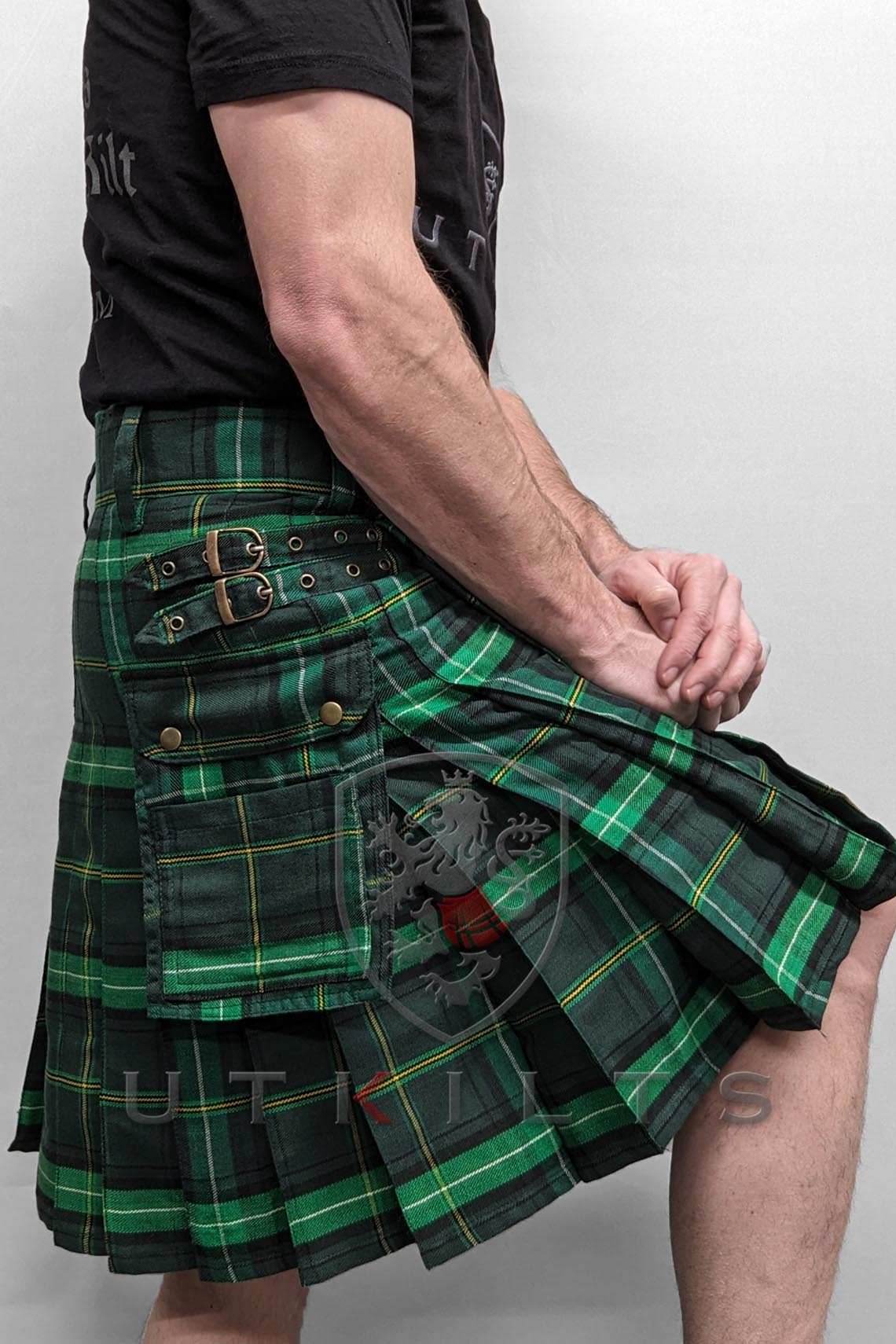 Standard Celtic Tartan Utility Kilt - 30 / 22