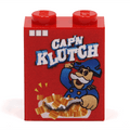 Cap'N Klutch Cereal (1 x 2 x 2 Brick) made using LEGO parts - B3 Customs - 
