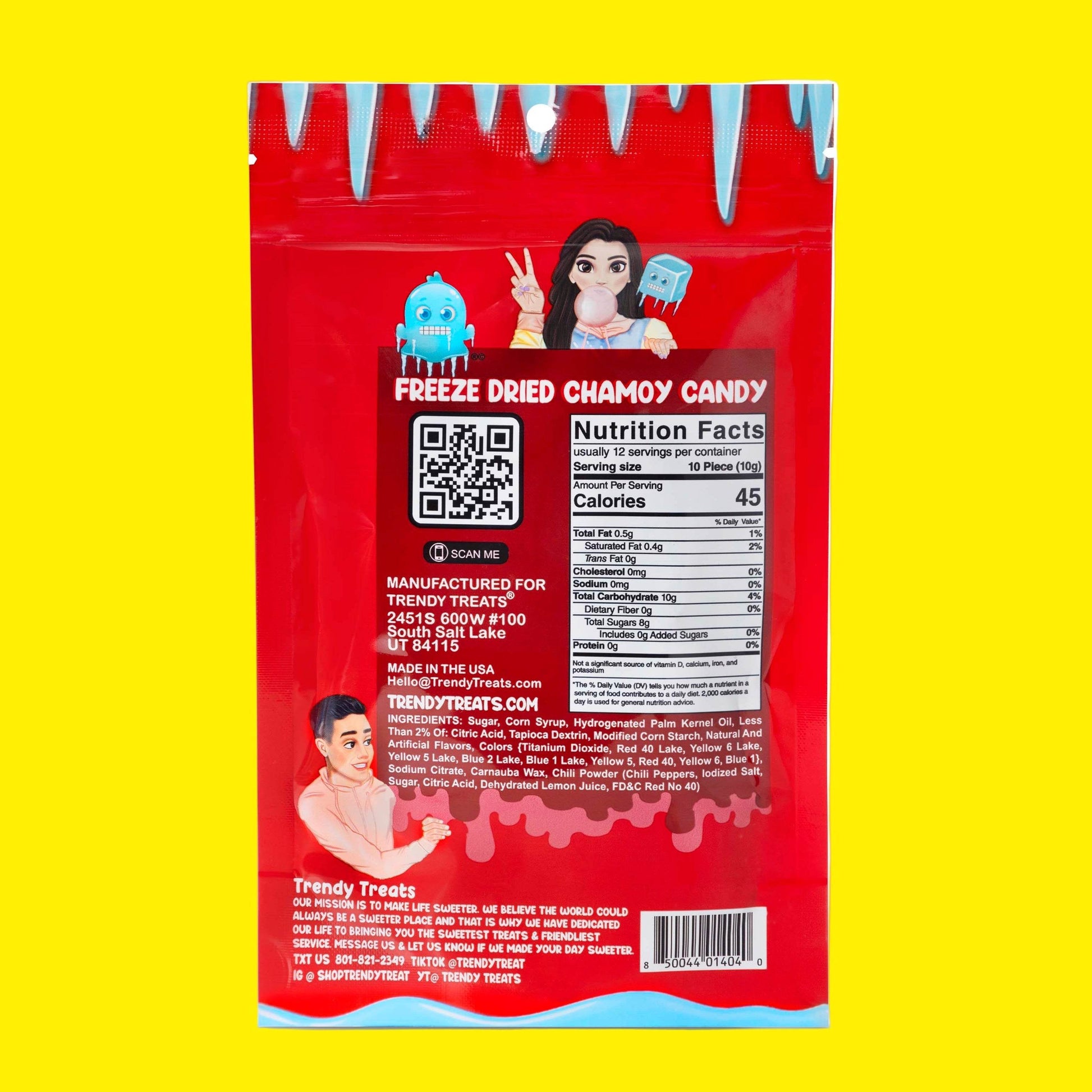 Trendy Treats Rainbow Candy Freeze Dried Chamoy Flavor - Mini - 40g