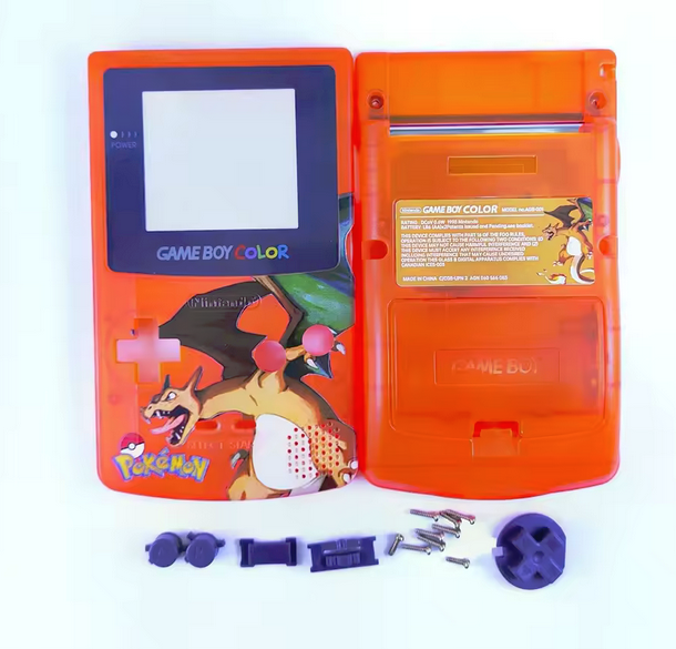 GBC Game Boy Color Case Replacement Shell Full Housing Pokemon