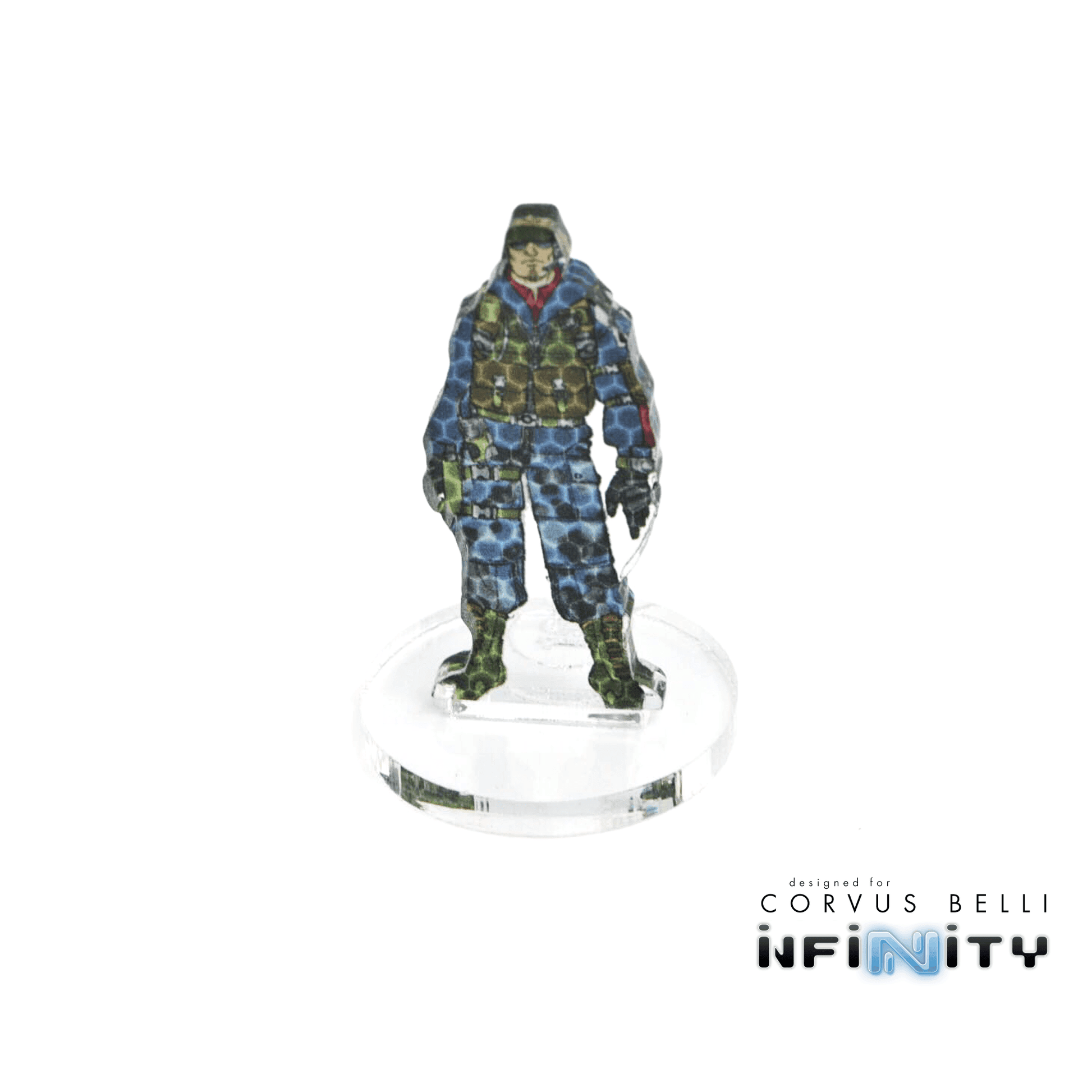 Infinity 3D Markers: Chasseurs (25mm Camo -3) - A