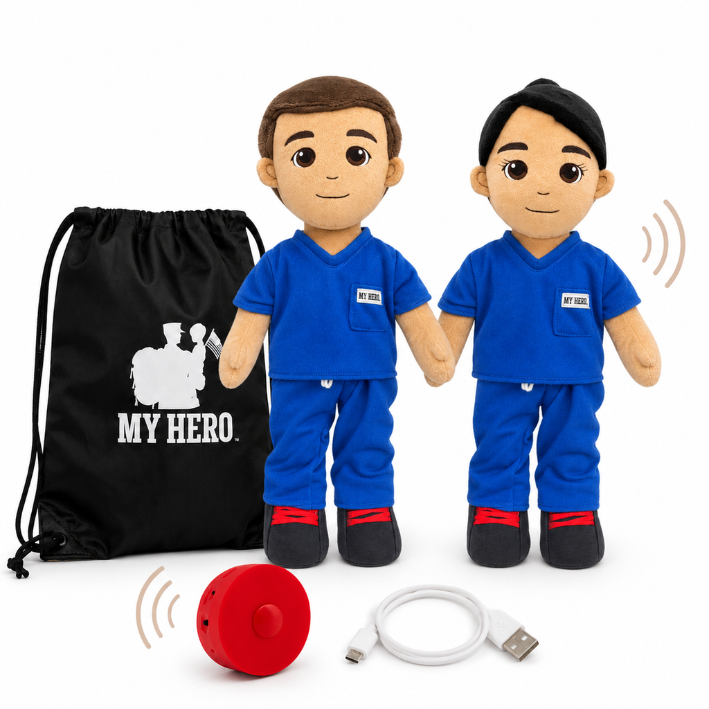 My Hero™ Medical Hero Scrubs | Custom Recordable Plush