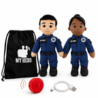 My Hero™ EMT Paramedic Daddy Doll | Recordable Plush