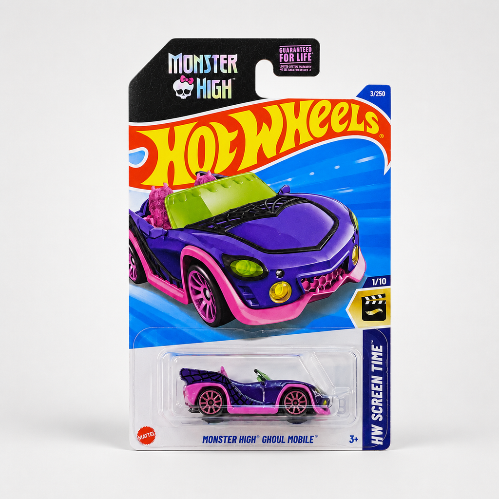 Hot Wheels Monster High Ghoul Mobile - Screen Time Series 1/10 (Ver 3)