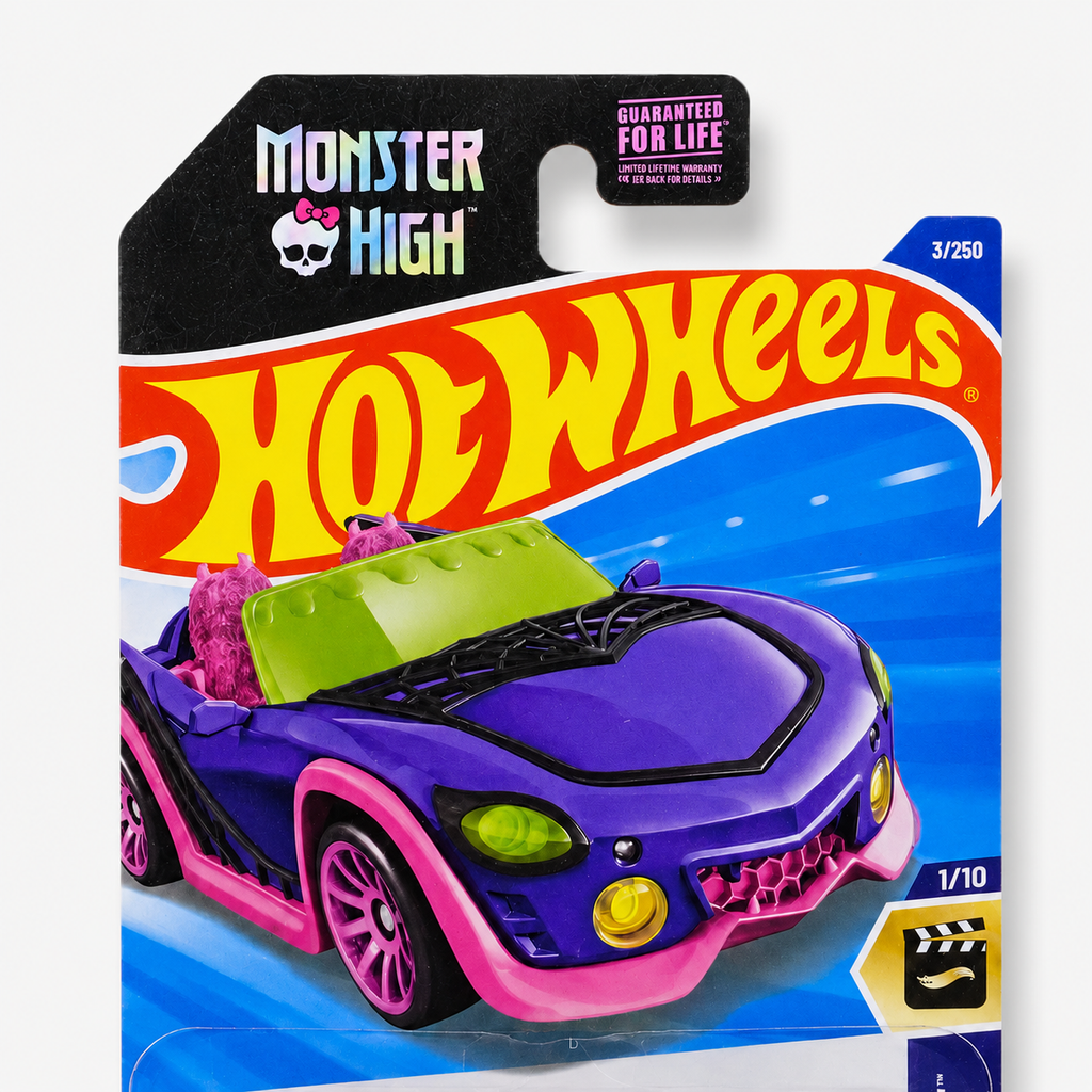 Hot Wheels Monster High Ghoul Mobile - Screen Time Series 1/10 (Ver 3)