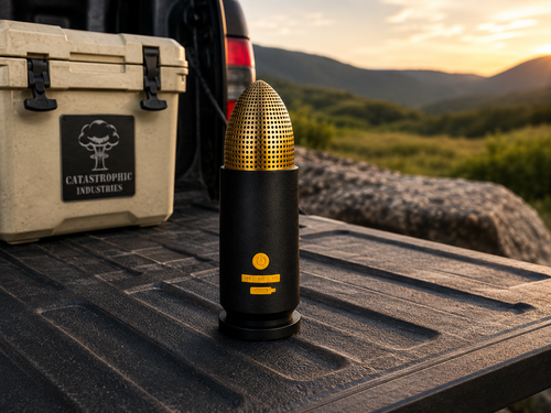 9mm Bullet Bluetooth Speaker Black