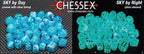 Chessex Luminary Sky/Silver (Multiple Options) *read description* - 7-Die Set
