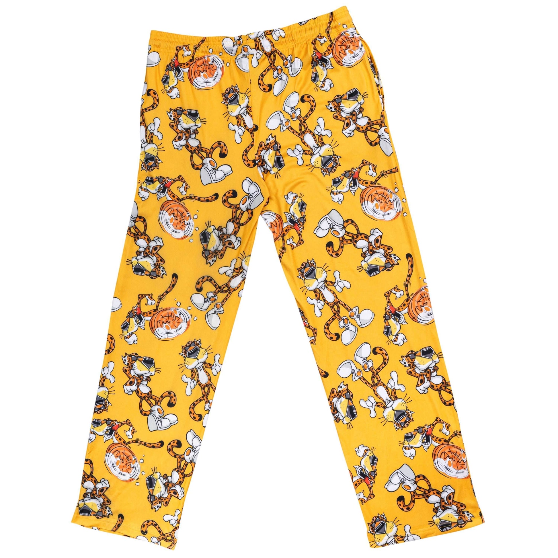 Mad Engine Chester Cheetos Lounge Pose Pajamas Officially Licensed Men's Lounge Pants - XS