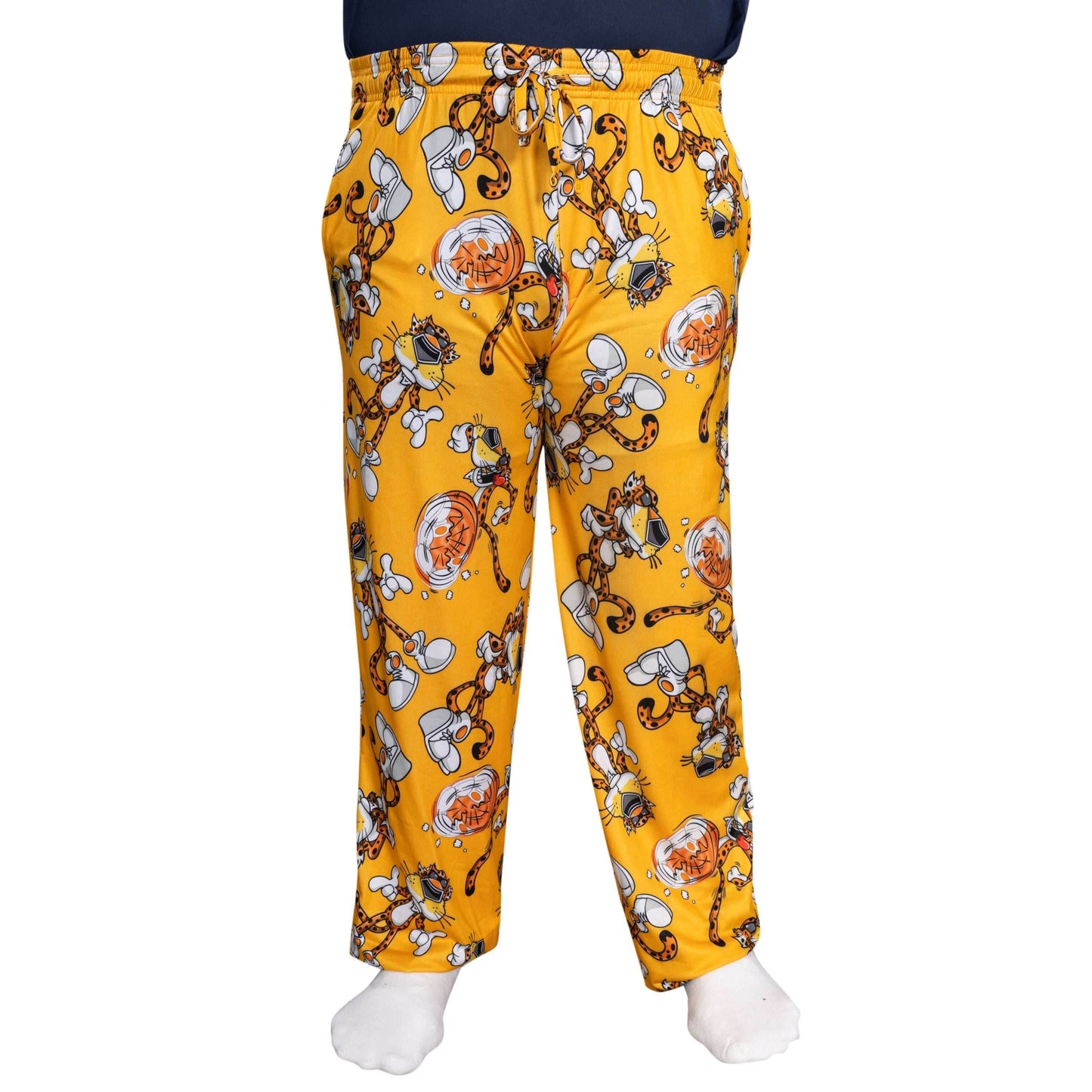Mad Engine Chester Cheetos Lounge Pose Pajamas Officially Licensed Men's Lounge Pants - XS