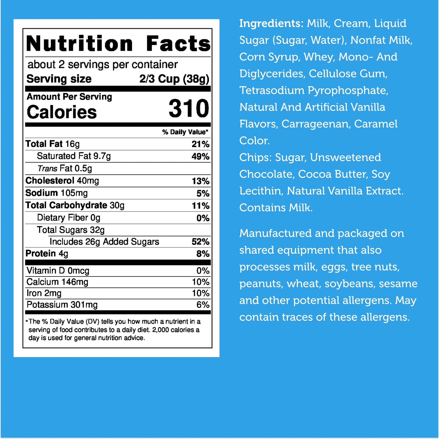 Freeze Dried Ice Cream That Does Not Melt (Bits) Chocolate Chip