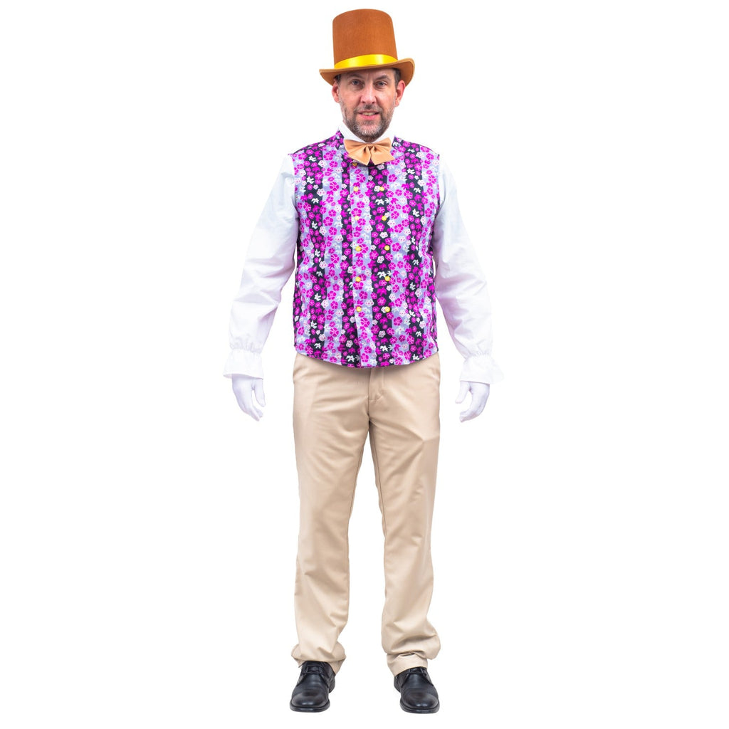 Chocolate Factory Owner Deluxe Complete Set Halloween Costume Cosplay
