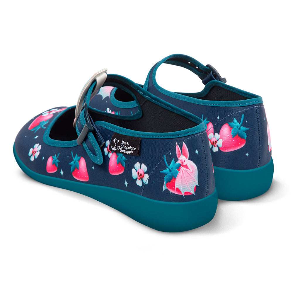 Chocolaticas® Albine Bat Women's Mary Jane Flat - 