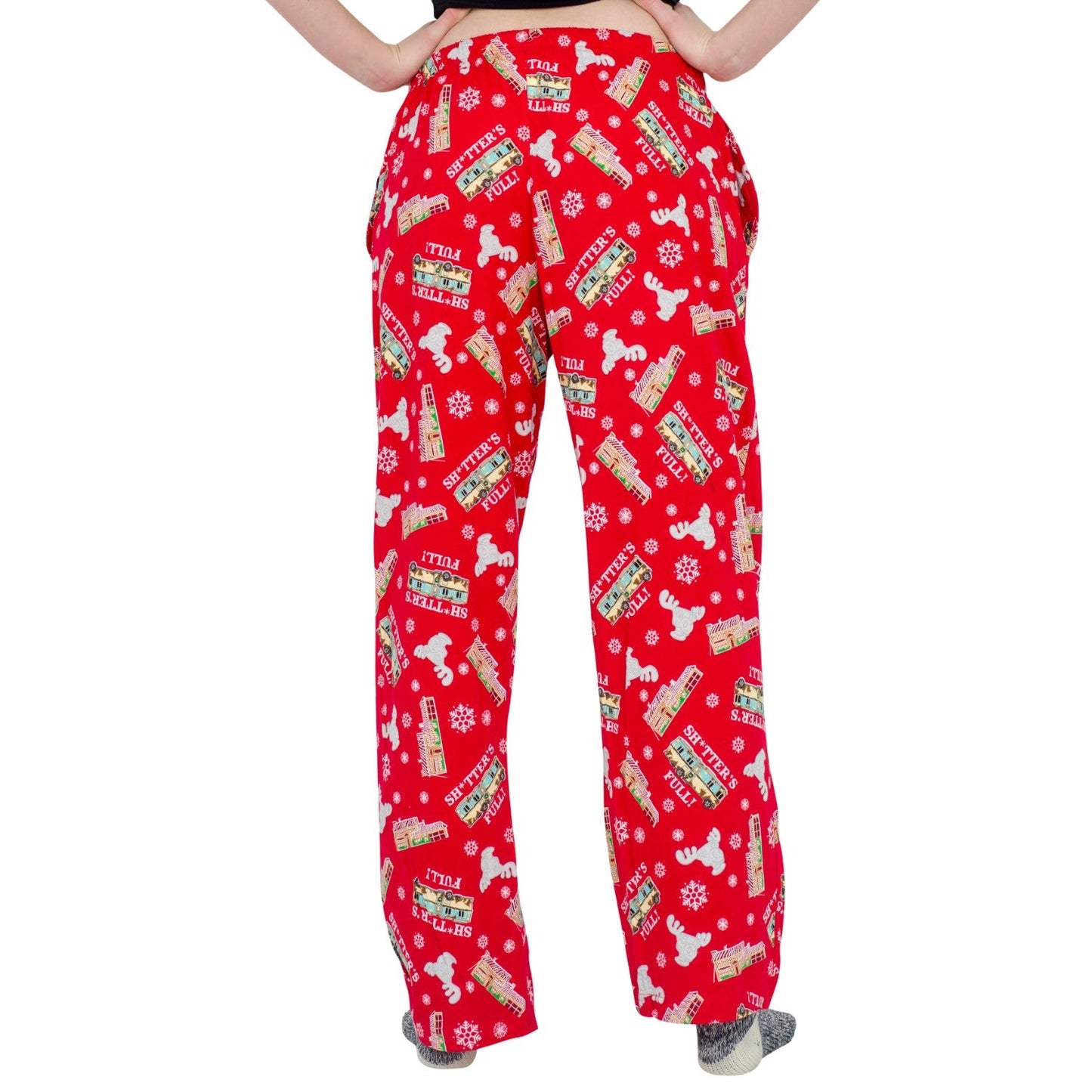 Christmas Vacation Shitter's Full Red Lounge Pants