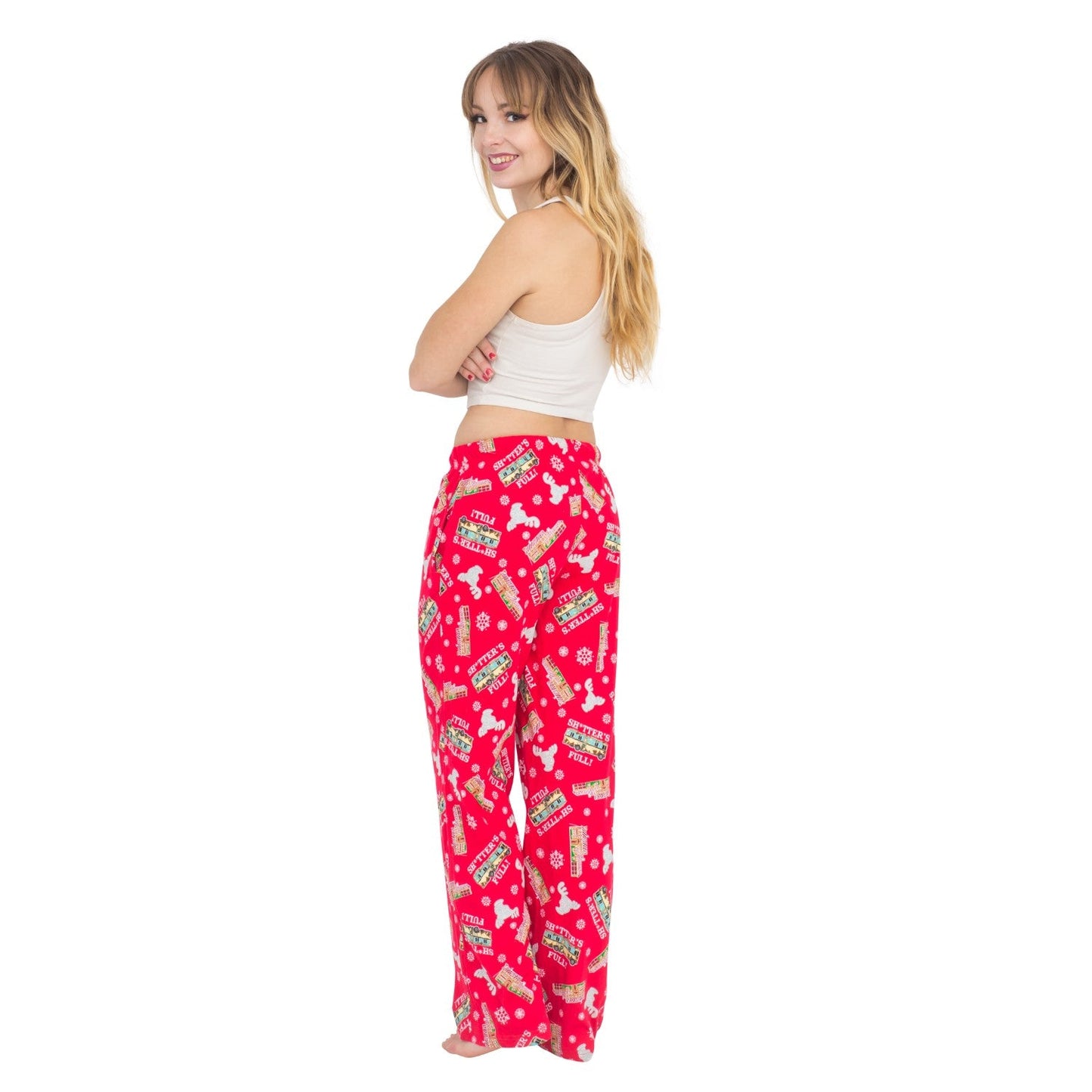 Christmas Vacation Shitter's Full Red Lounge Pants