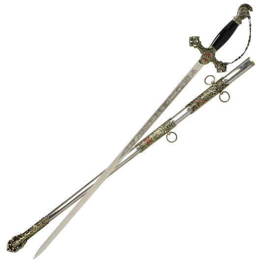 Chronicle of Chivalry Templar Knights Ornate Sword-0