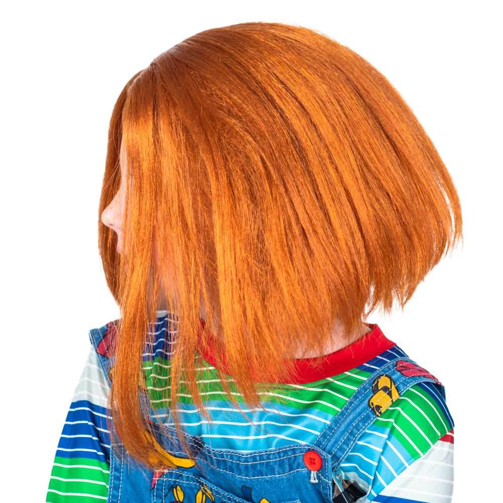 Chuckie Good Guys Doll Halloween Costume Accessory Wig Red Hair Cosplay - 