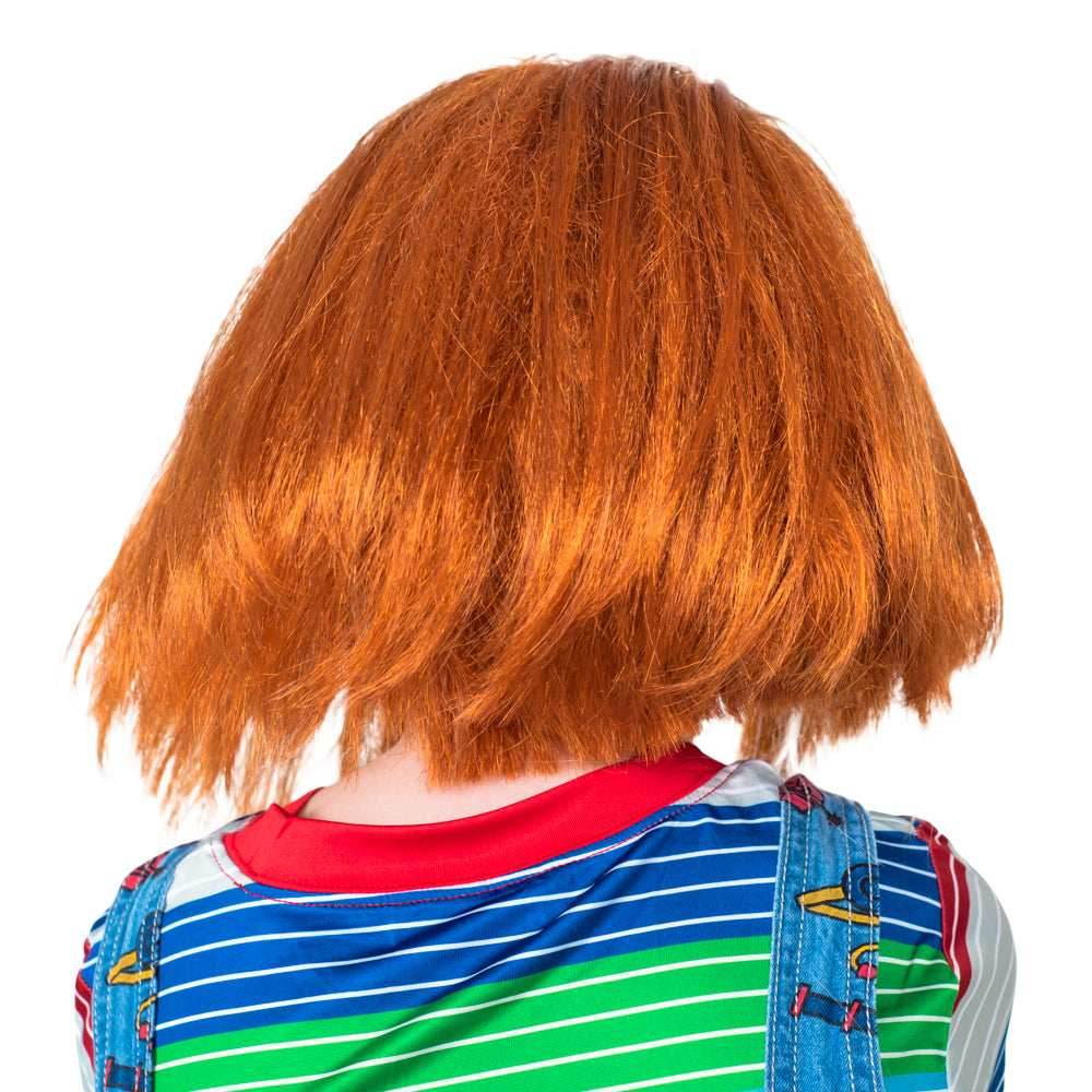 Chuckie Good Guys Doll Halloween Costume Accessory Wig Red Hair Cosplay - 