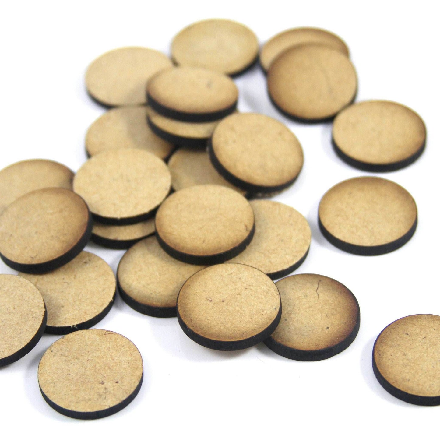 Circular Miniature Bases - 20mm / 10 / MDF