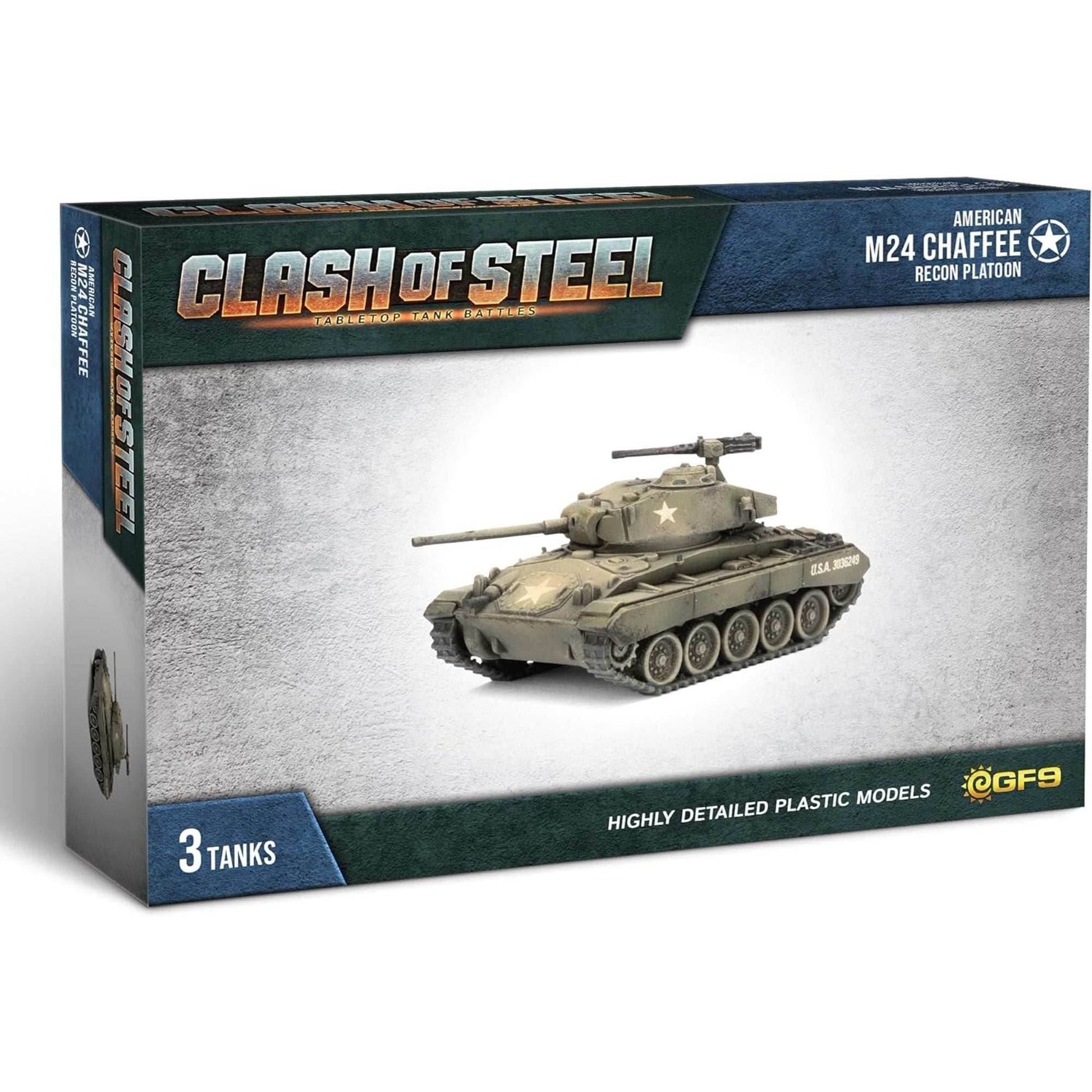Clash of Steel - American: M24 Chaffee Recon Platoon - 