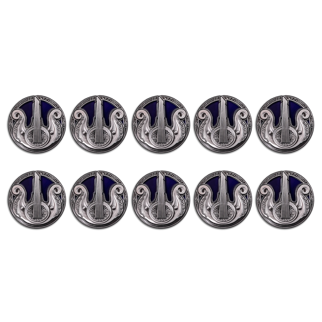 Class Coins - Bard Metal Coins Set of 10