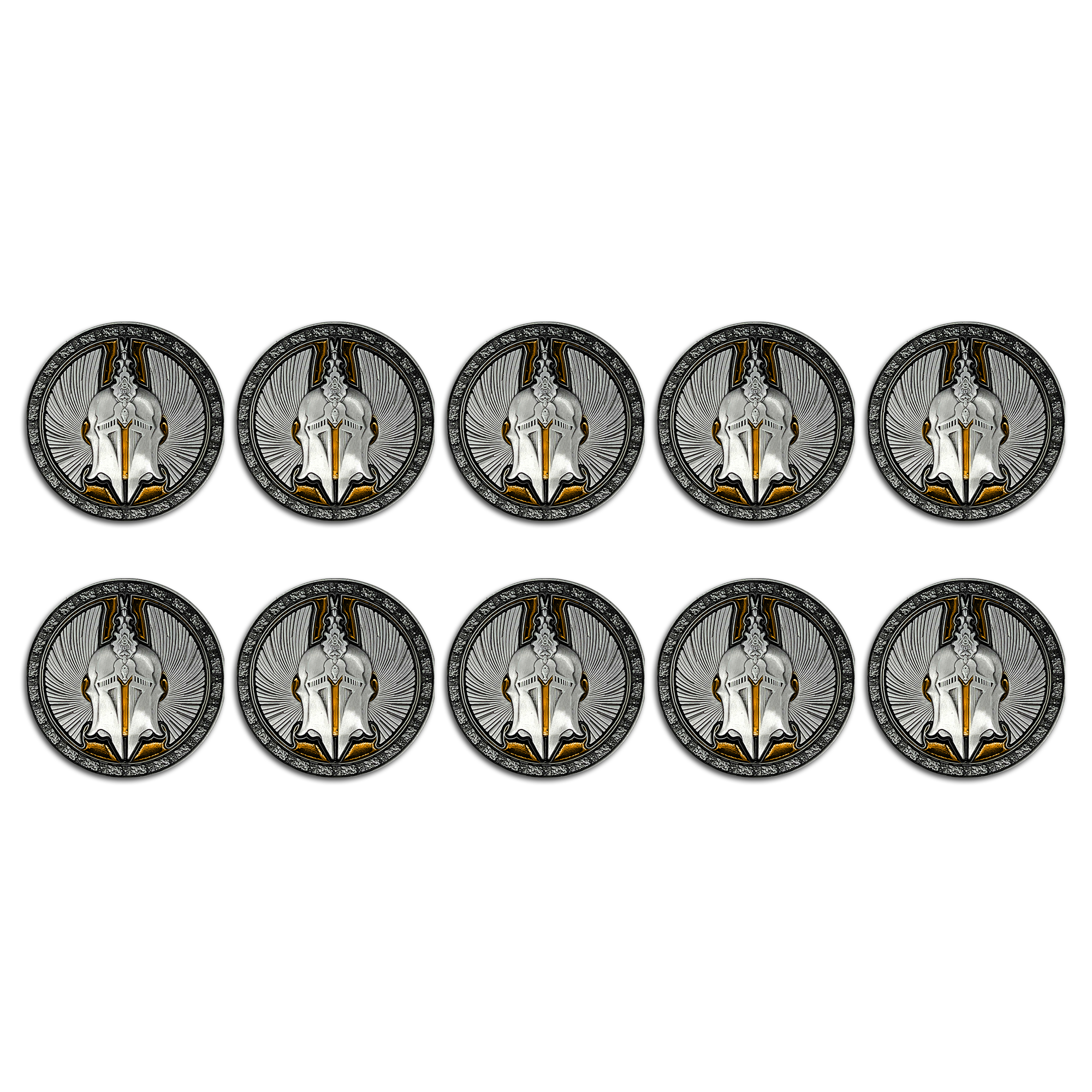 Class Coins - Paladin Metal Coins Set of 10
