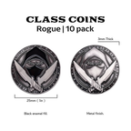 Class Coins - Rogue Metal Coins Set of 10