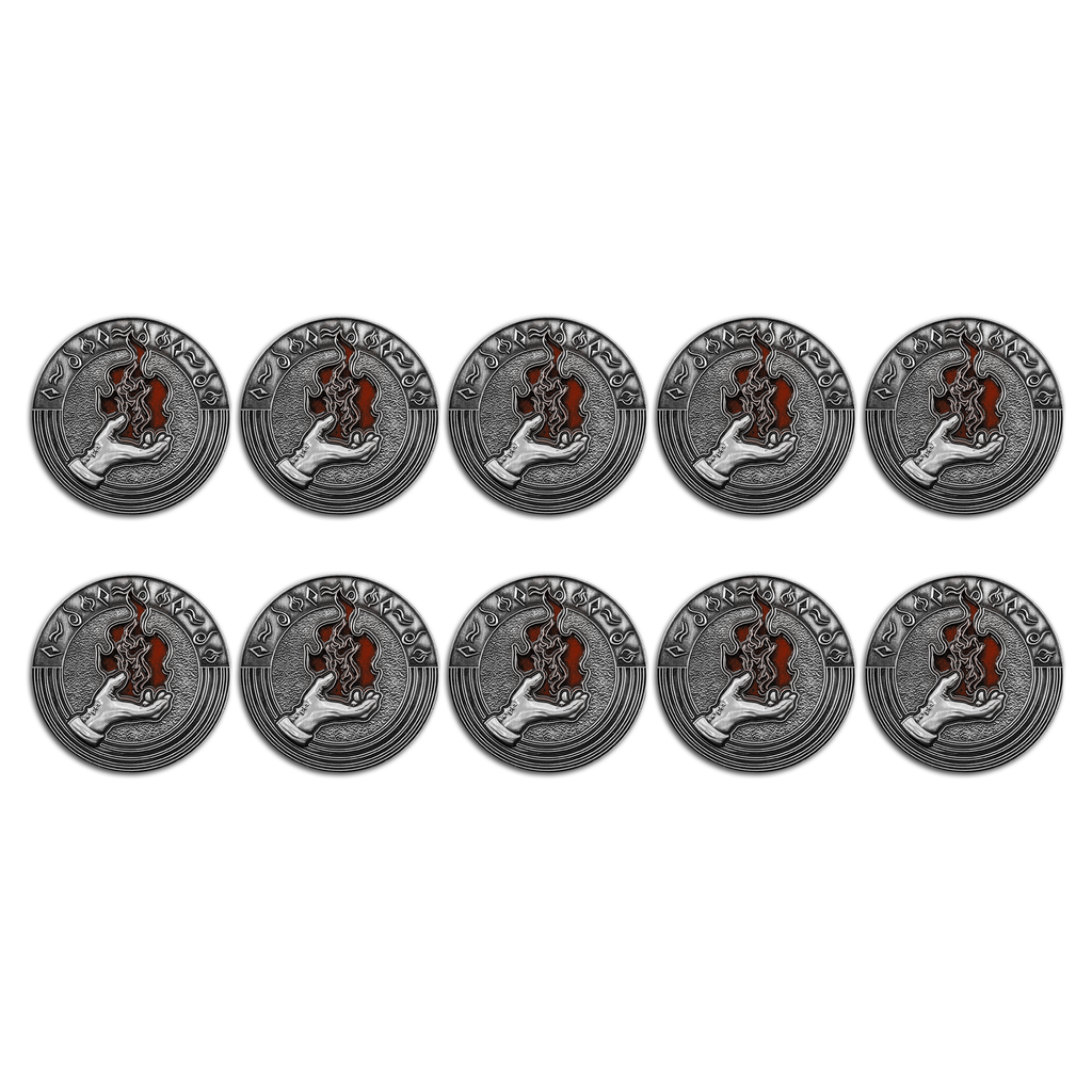 Class Coins - Sorcerer Metal Coins Set of 10