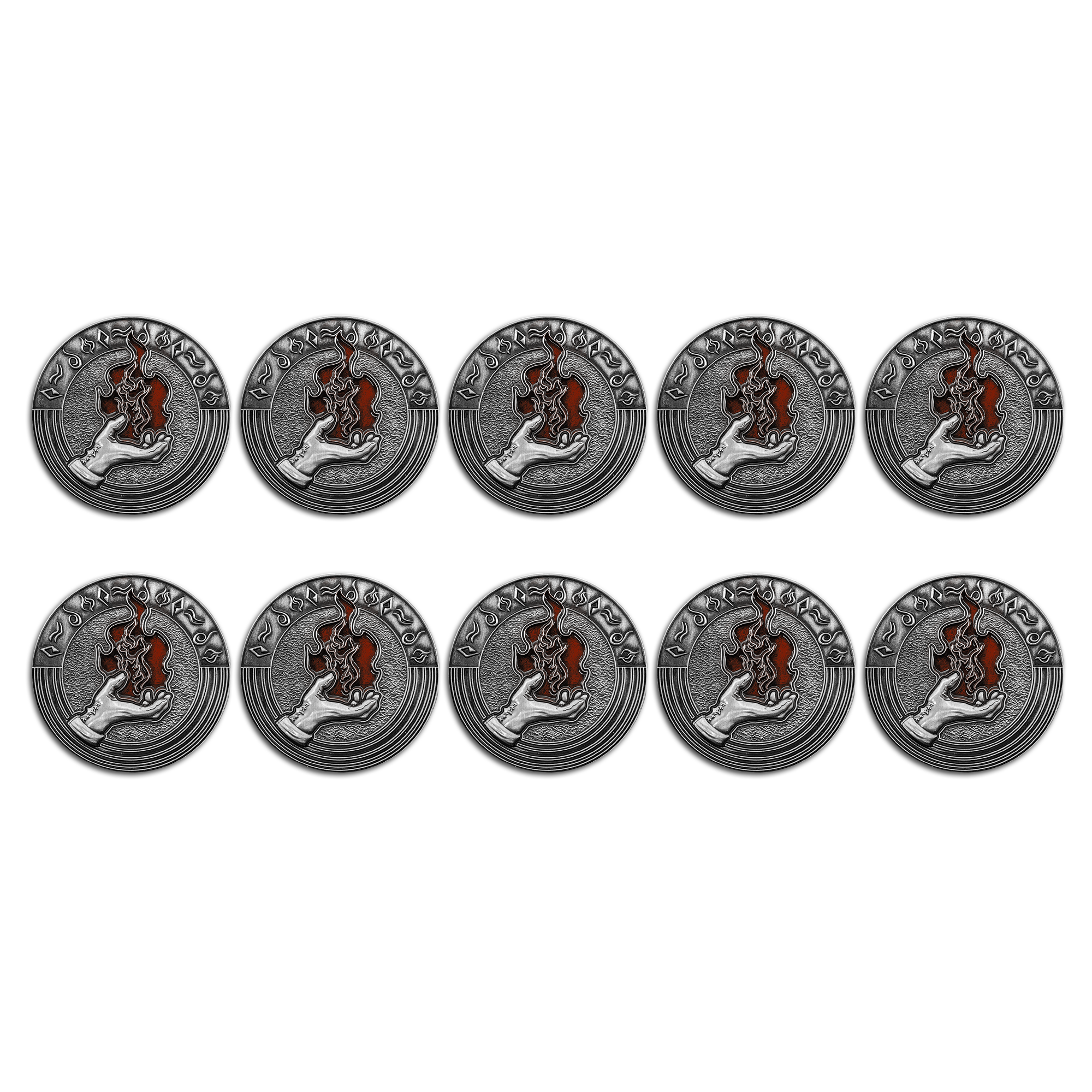 Class Coins - Sorcerer Metal Coins Set of 10