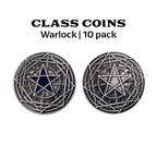 Class Coins - Warlock Metal Coins Set of 10