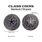 Class Coins - Warlock Metal Coins Set of 10