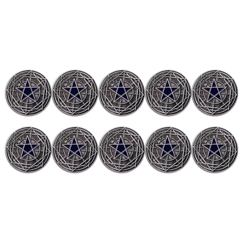 Class Coins - Warlock Metal Coins Set of 10