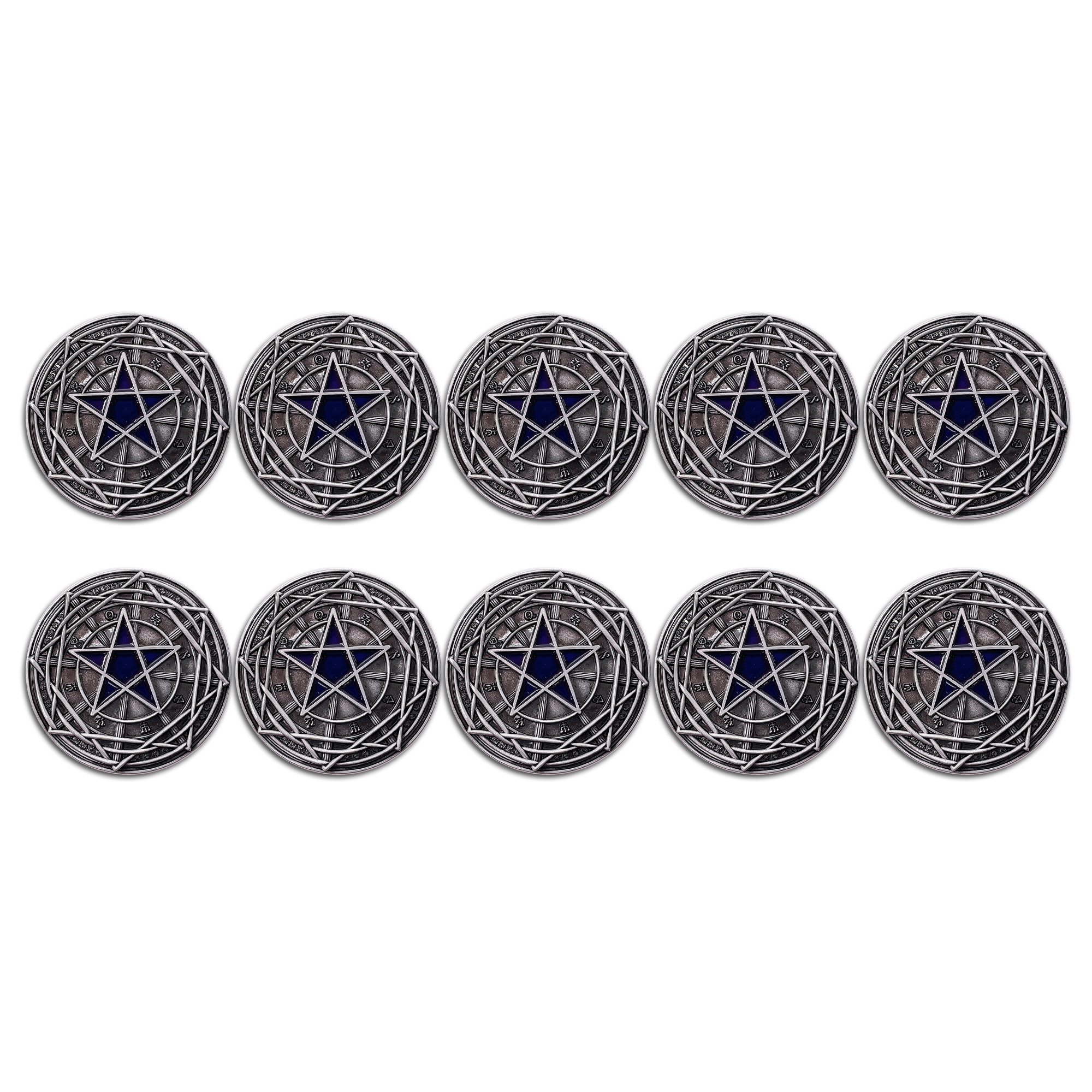 Class Coins - Warlock Metal Coins Set of 10