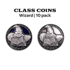 Class Coins - Wizard Metal Coins Set of 10