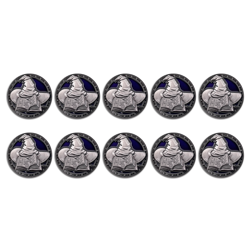 Class Coins - Wizard Metal Coins Set of 10