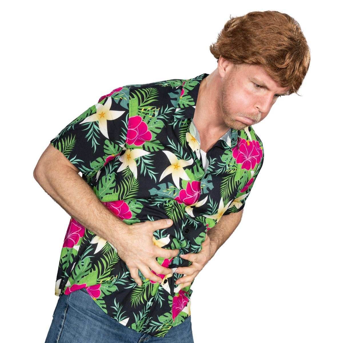 80s Adventure Movie Chunk Shuffle Hawaiian Shirt Halloween Costume Cosplay - S