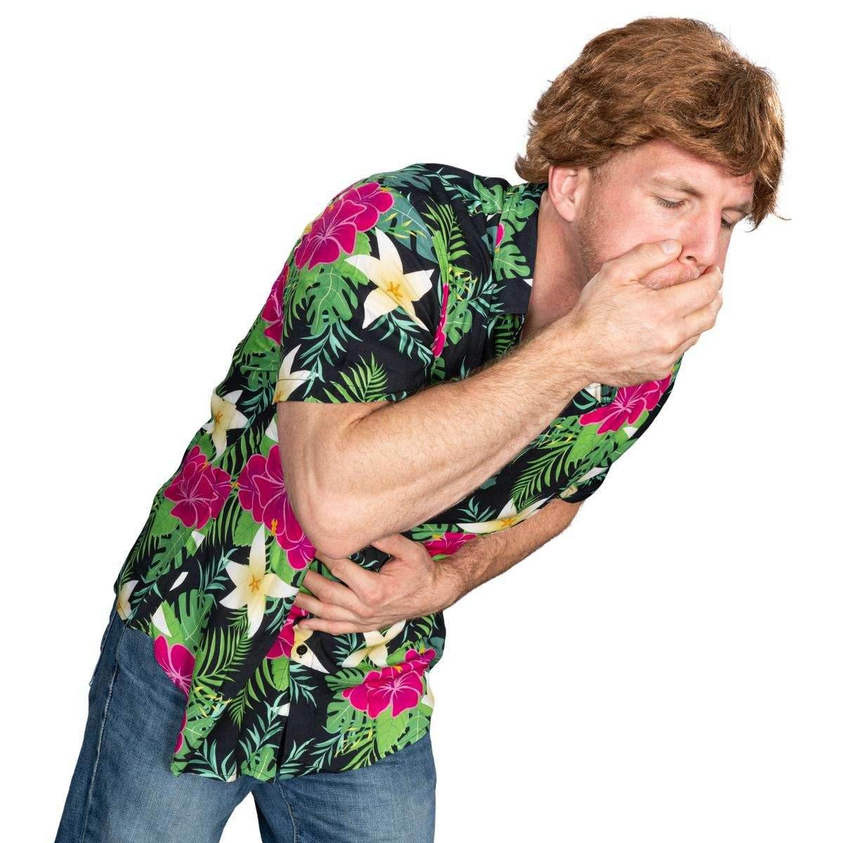 80s Adventure Movie Chunk Shuffle Hawaiian Shirt Halloween Costume Cosplay - S