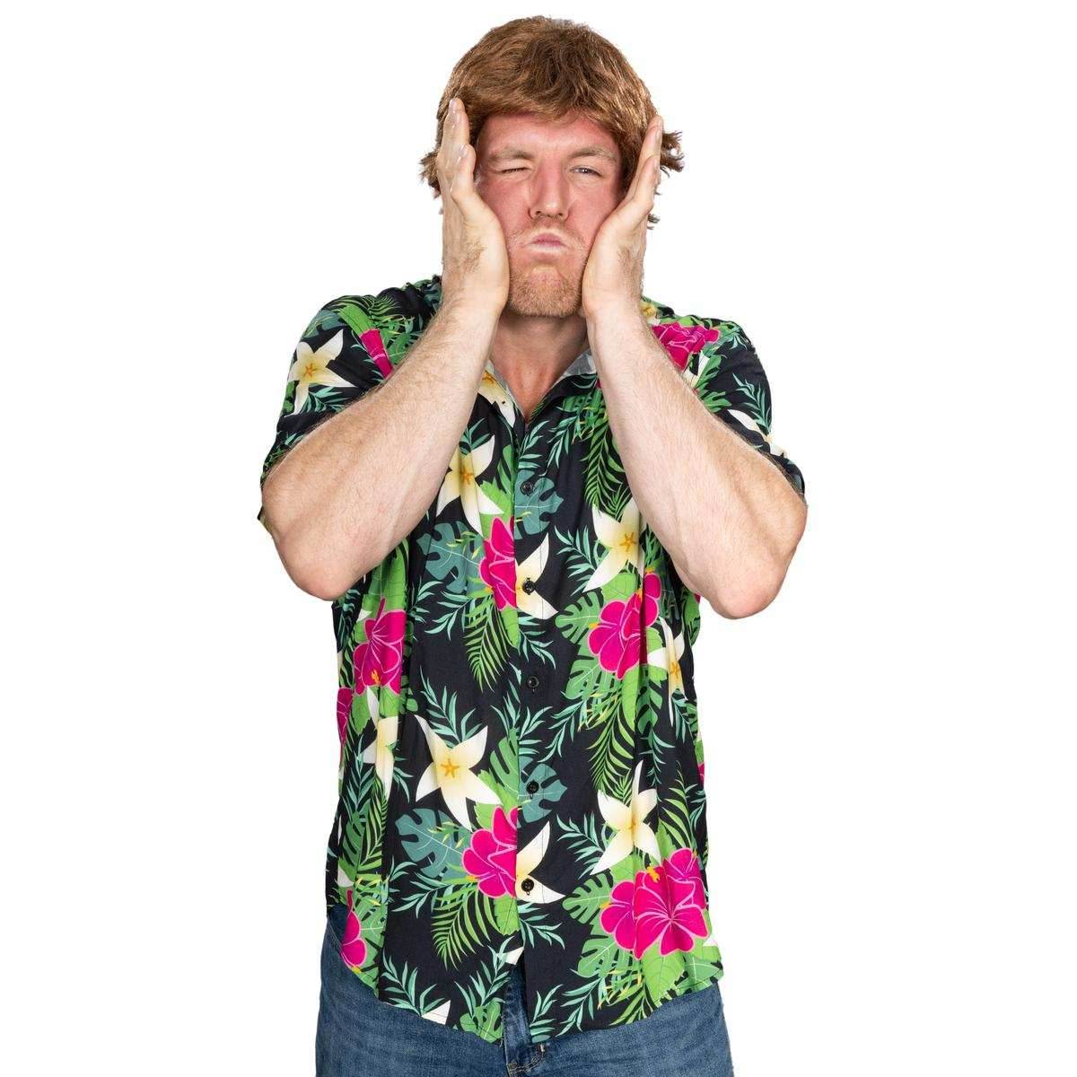 80s Adventure Movie Chunk Shuffle Hawaiian Shirt Halloween Costume Cosplay - S