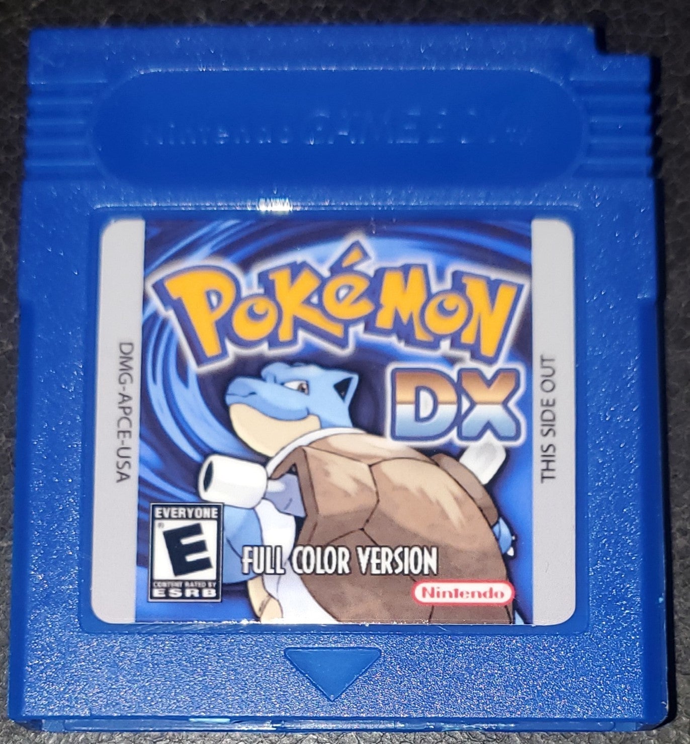 Pokemon Blue DX GBC Video Game Cartridge Gameboy Color ROM Hack