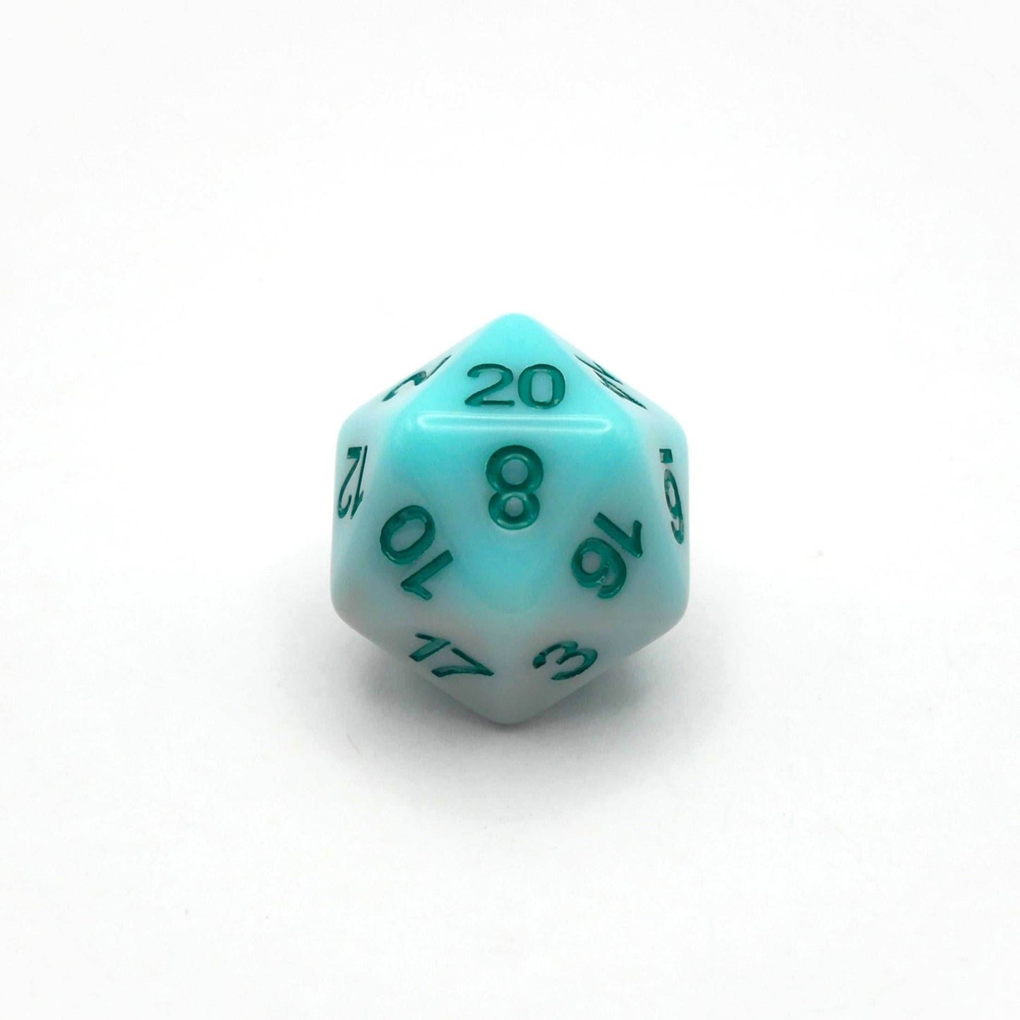 Coastal Memories - 7 Piece DnD Dice Set | Acrylic RPG Gaming Dice - 