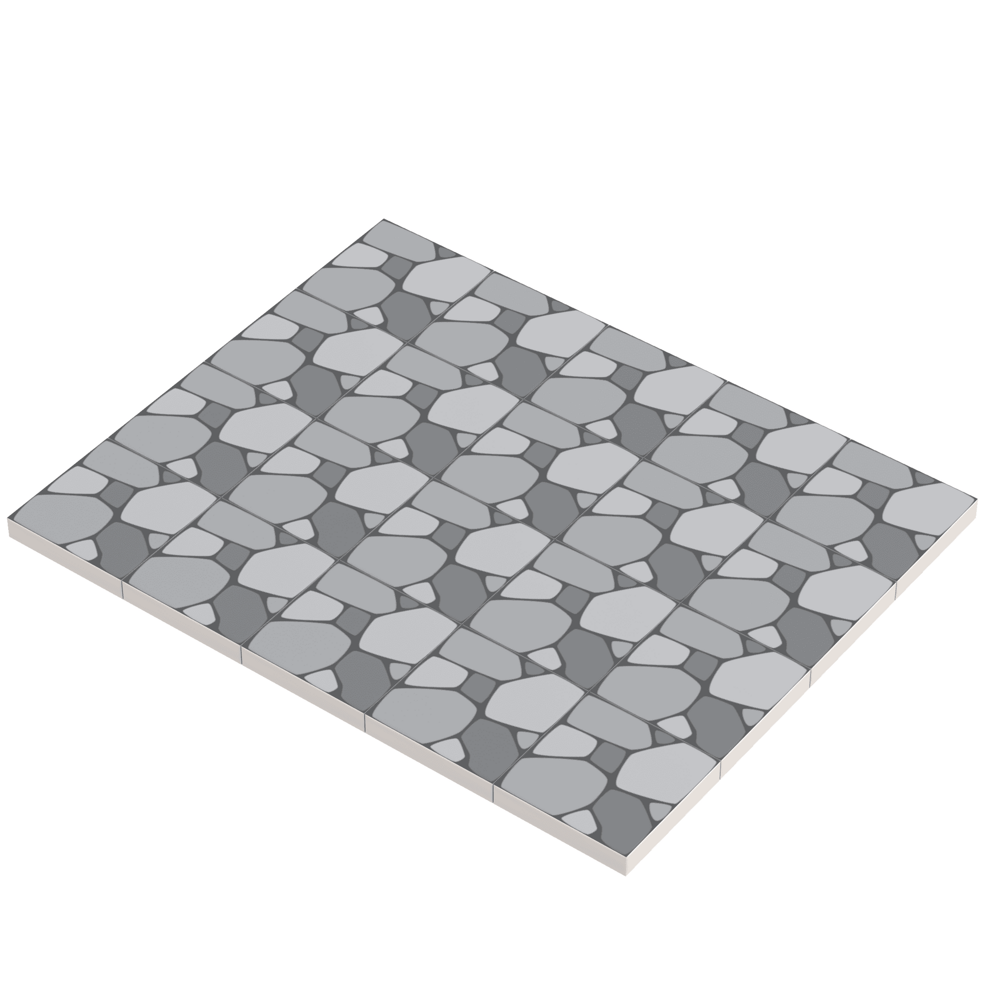 Cobblestone Tile Part Pack (20 Tiles) made with LEGO parts - B3 Customs - 