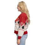 Coca Cola Heart Polar Bear Drinking Sweater - S