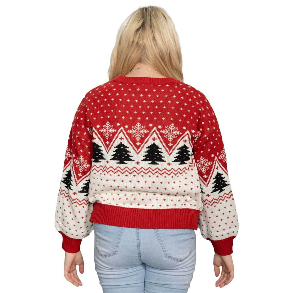 Coca Cola Heart Polar Bear Drinking Sweater - S