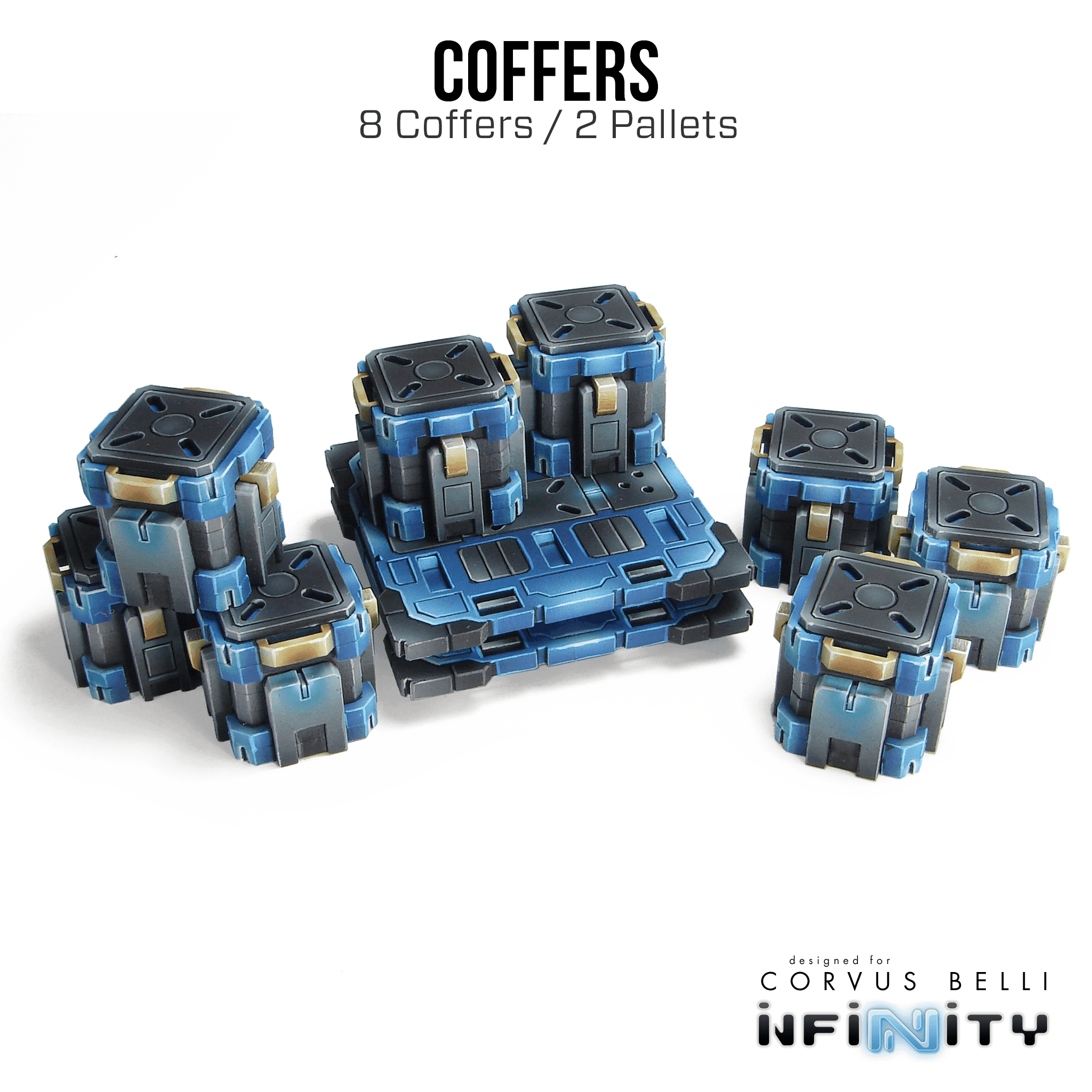 Kapsulo Coffers - 8 Coffers / 2 Pallets