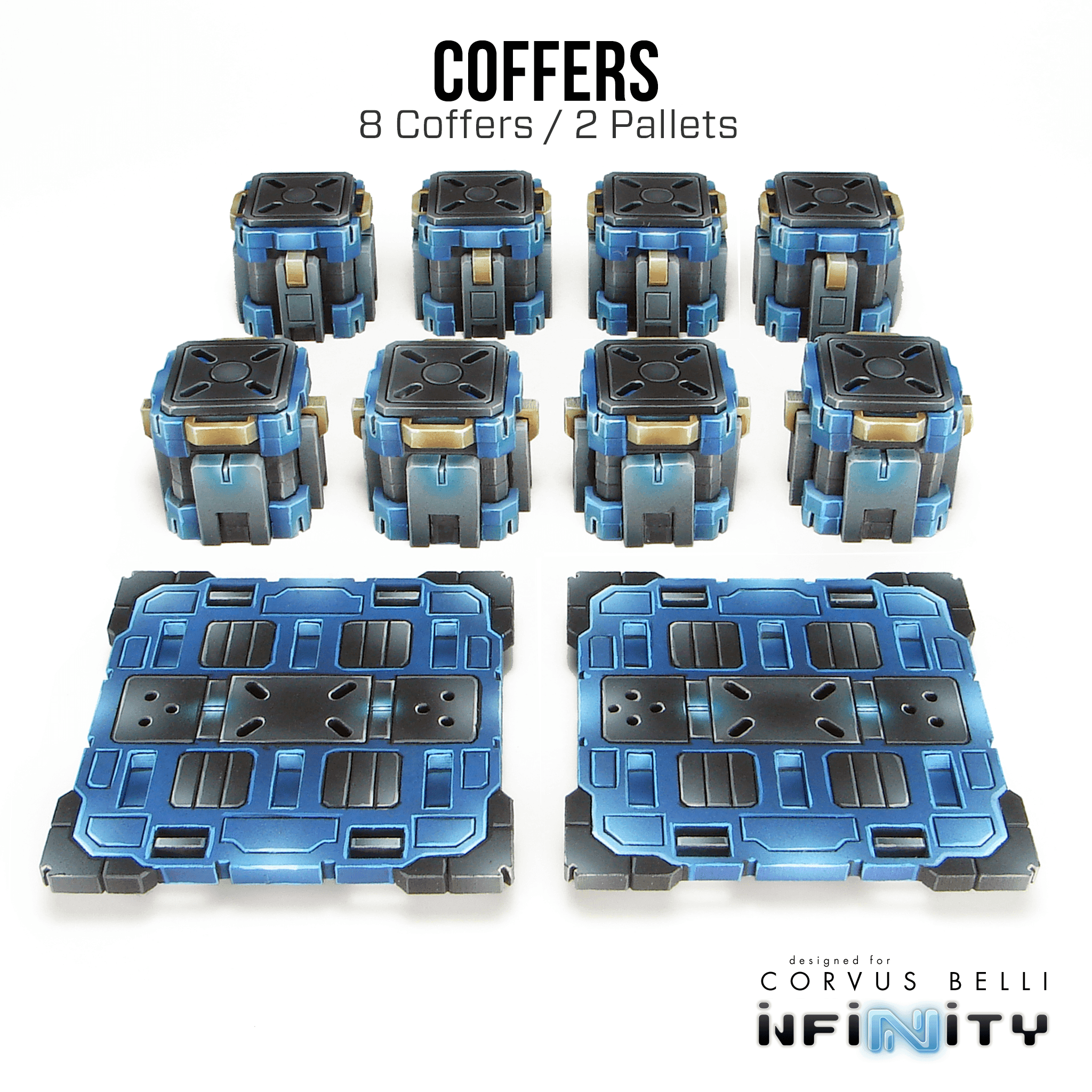 Kapsulo Coffers - 8 Coffers / 2 Pallets